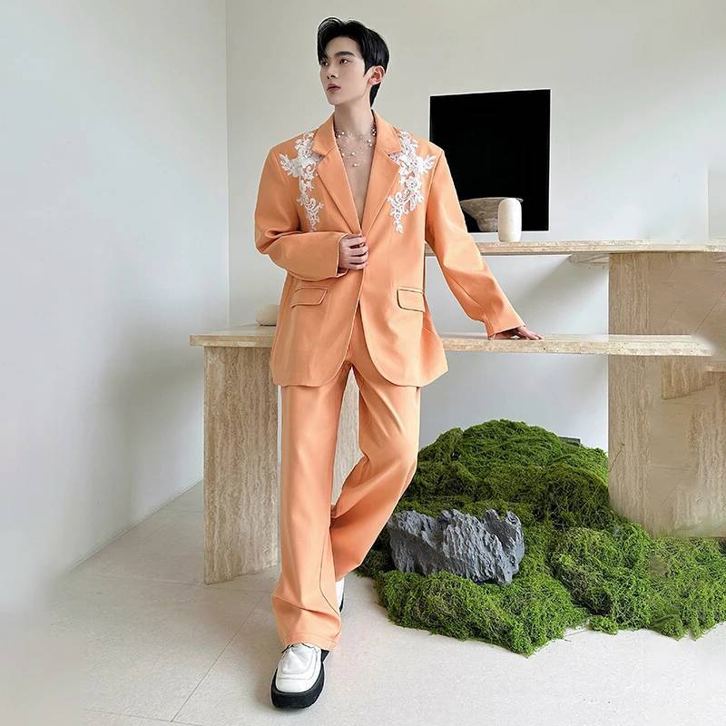 بدلة LUZHEN الربيعية الجديدة ا - مراجعة Men Fashion Elegant وسعره