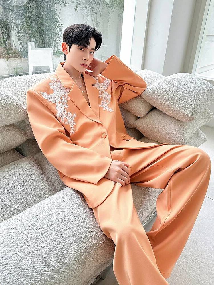بدلة LUZHEN الربيعية الجديدة ا - مراجعة Men Fashion Elegant وسعره