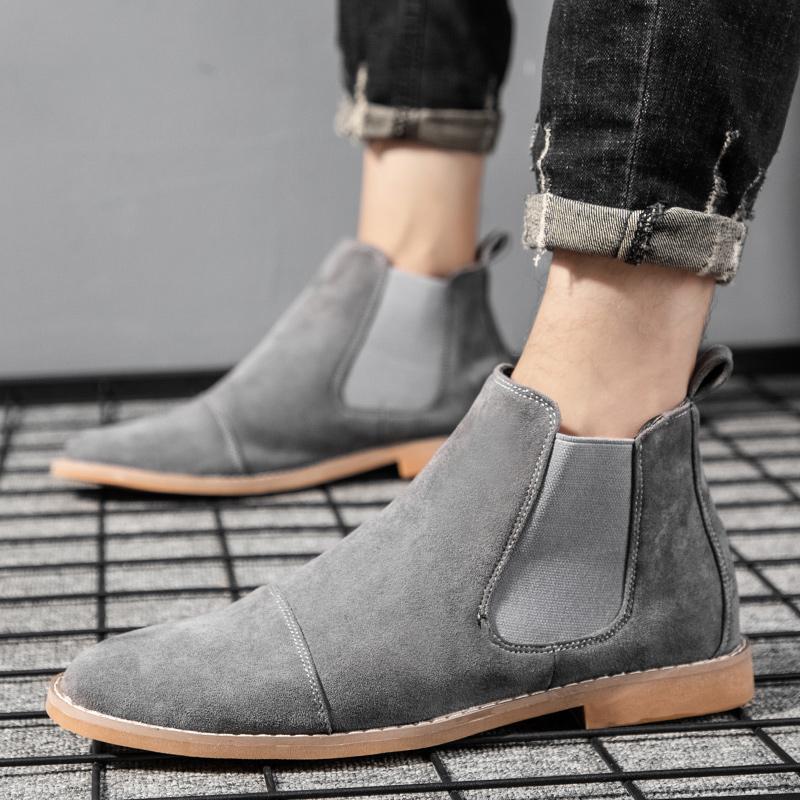 أحذية تشيلسي رجالية من الجلد ا - مراجعة Chelsea Boots Men وسعره