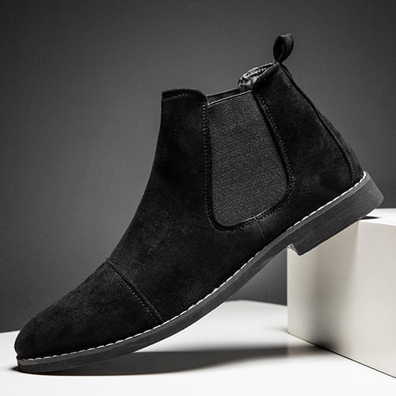 أحذية تشيلسي رجالية من الجلد ا - مراجعة Chelsea Boots Men وسعره