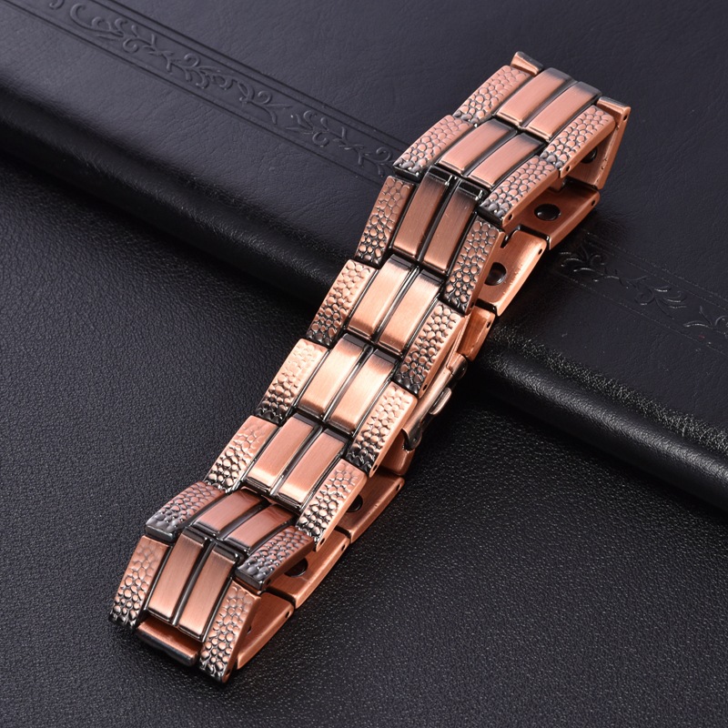 سوار نحاسي فاخر للرجال، تصميم  - مراجعة Men'S Fashion Lk وسعره