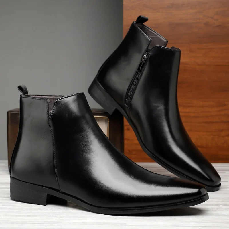جديد الرجال الأحذية الكلاسيكية - مراجعة Chelsea Boots Men وسعره