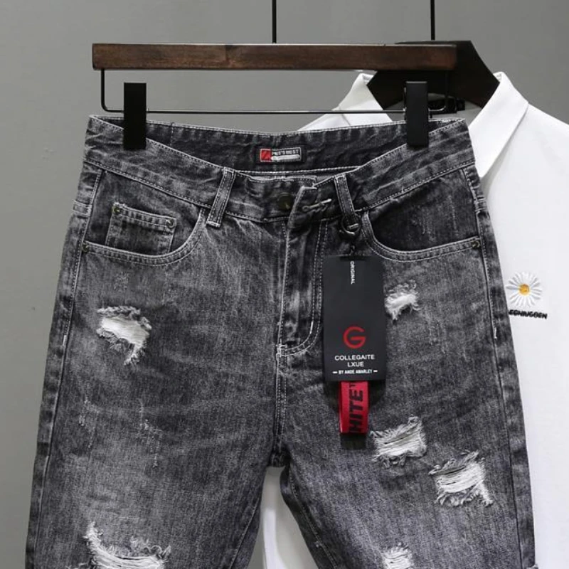 سراويل جينز ممزقة باللون الأسو - مراجعة Men Fashion Jeans وسعره