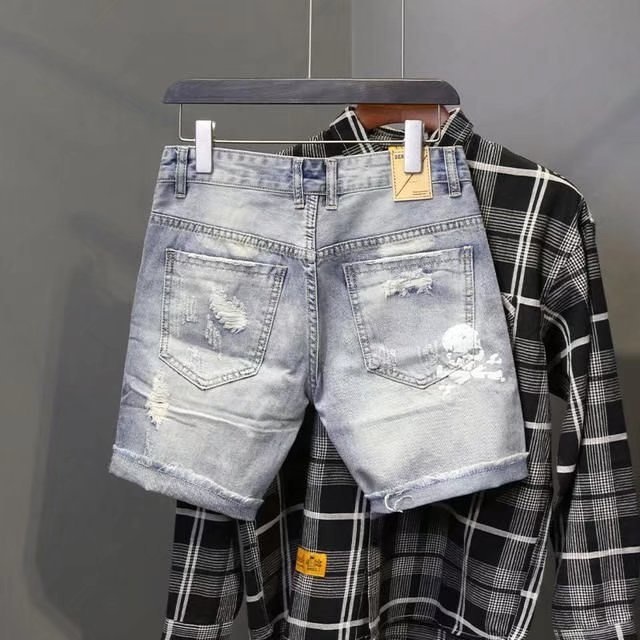 بنطلون جينز رجالي صيفي قصير مم - مراجعة Men Fashion Jeans وسعره